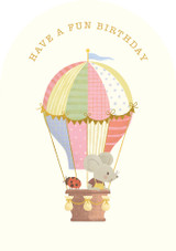 Little Mouse Hot Air Balloon Birthday LT02