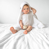 Grey Marshmallow Hooded Towel