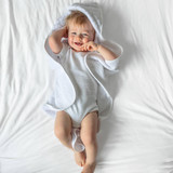 Grey Marshmallow Hooded Towel