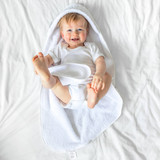 Grey Marshmallow Hooded Towel