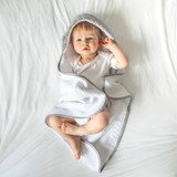 Grey Marshmallow Hooded Towel