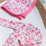 Cherry Blossom Unisex Baby Cotton Sleepsuit