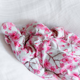 Cherry Blossom Unisex Baby Cotton Sleepsuit