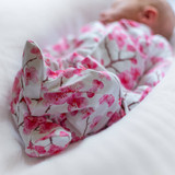 Cherry Blossom Unisex Baby Cotton Sleepsuit