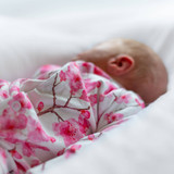 Cherry Blossom Unisex Baby Cotton Sleepsuit