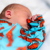 Lobster Unisex Baby Cotton Sleepsuit