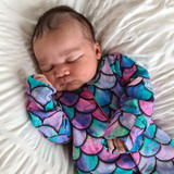 Mermaid Baby Cotton Sleepsuit