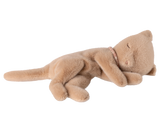 Maileg Small Sleeping Kitten - Cream Peach