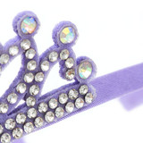 Felt Crown Aliceband With Diamantes