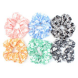 Floral Print Scrunchie