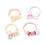 Animal Motif Elastics - Pastels 2pk