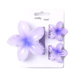 Brightly Coloured Hibiscus Flower Clamp Set