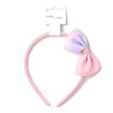 Pastel Glitter Aliceband with Ombre Bow