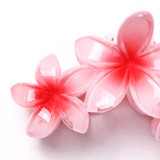 Graduated Hibiscus flower shaped hair clamp