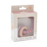 Elephant Teether Beads - Pink Haze