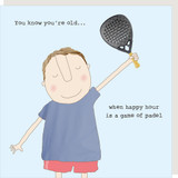 Padel Birthday Card GF629