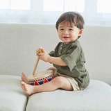 Wooden Musical Solid Drum