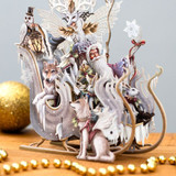 Snow Queen Sleigh - 3D Christmas Card X3D035