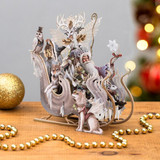 Snow Queen Sleigh - 3D Christmas Card X3D035