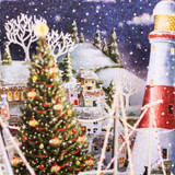 Christmas Harbour 3D Christmas Card XTW039
