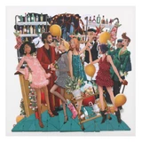 Christmas Cocktails 3D Card XTW042