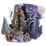 Cats & Tree Christmas 3D Card XTW043