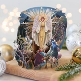 The Annunciation Christmas 3D Card XTW044