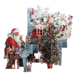Santa’s Piano - 3D Christmas Card X3D044