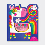 Magical Unicorn Die-Cut Colouring Book With Stickers