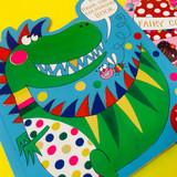 Roar-some Dinosaur Die-Cut Colouring Book With Stickers