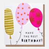 Colourful Balloons Have The Best Birthday Card OFS009
