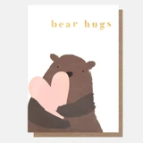 Bear Hugs Pink Heart RAN022