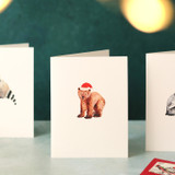 Christmas Bear Christmas Mini Card BIJX23