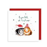 To You Both Guinea Pigs Christmas Cards LMXM78
