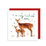 Mum Deers Christmas Card LMXM80