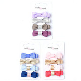 Assorted Bow Beak Clips 4pk