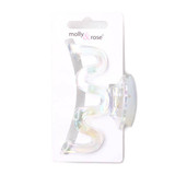Iridescent Wavy Plastic Clamp