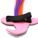 2 Halloween Hair Clips With Synthetic Hair