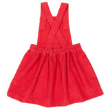 Mini Red Cord Pocket Pinafore