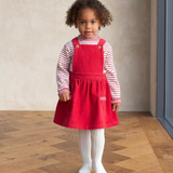 Mini Red Cord Pocket Pinafore