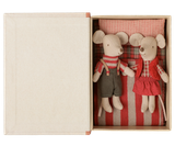 Christmas Twin Mice - Little Sister & Brother In Book