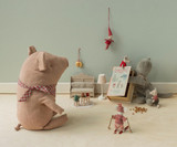 Christmas Twin Mice - Little Sister & Brother In Book