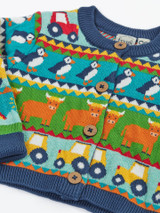 Robyn Fairisle Cardigan - Farm Fair Isle