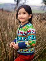 Robyn Fairisle Cardigan - Farm Fair Isle