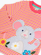 Orion Circular Top - Sunset Stripe / Mouse