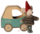 Christmas Mouse - Little Brother In Car Box