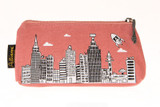 Eco Friendly Vegan City Pencil Case - Pink