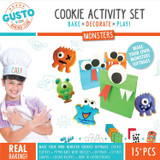 Monsters Cookie Activity Set - Bake, Decorate, Play