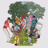 Golf World - Top of the World Pop Up Greetings Card TW034