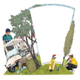 Golf World - Top of the World Pop Up Greetings Card TW034